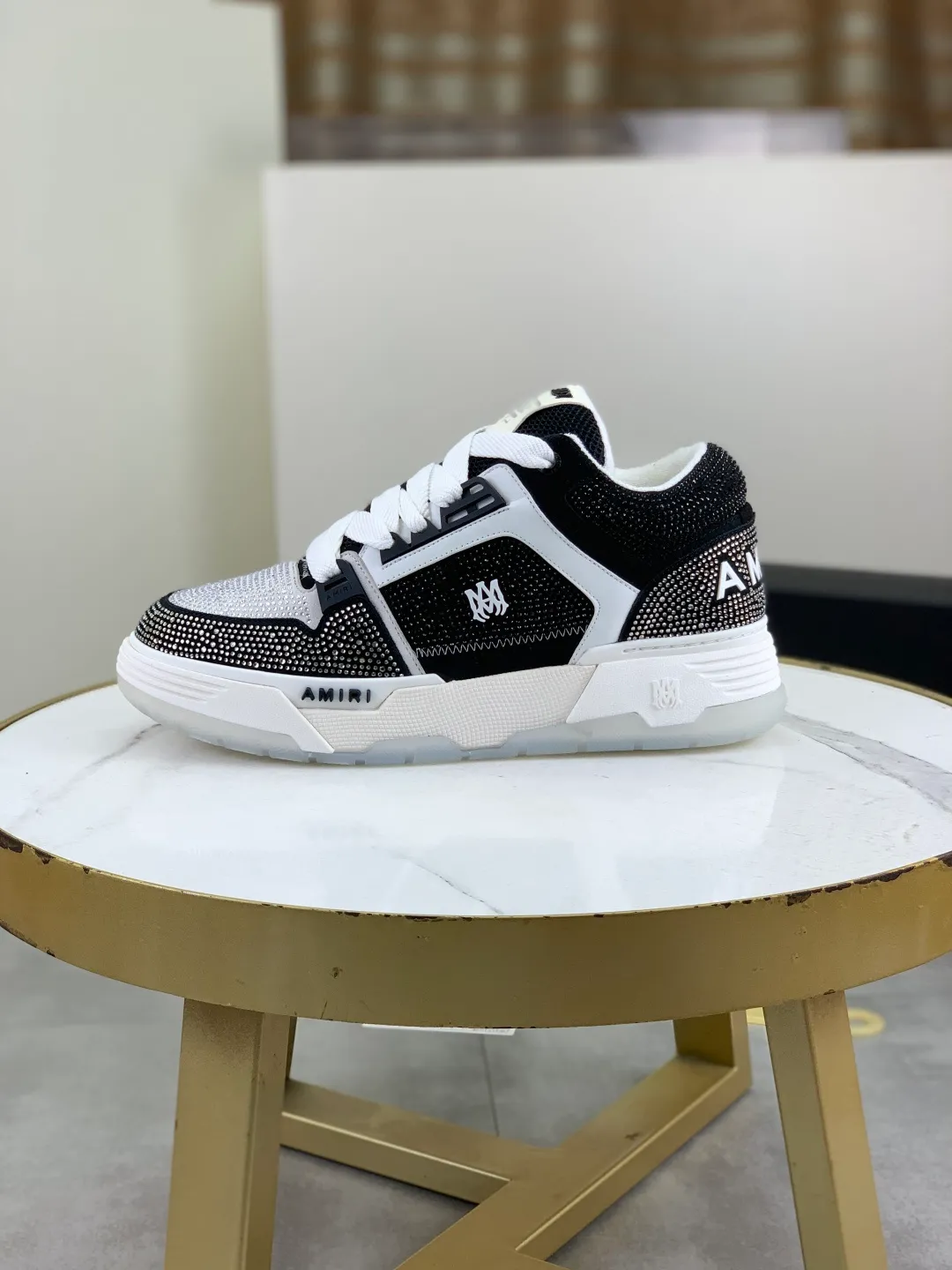 Men's men's shoes 💰P760 New [Amiri] hot diamond series Amiri - high-end quality original order casual shoes for couples 🧑‍🤝‍🧑 - Upper: 🔝Nappa calfskin, suede cowhide, canvas body hot work - Lining: brand mesh canvas cloth - Outsole: ultra-light tpu·rubber; multi-color molded outsole -Ultra-high quality control and exquisite workmanship: highlighted (high-end, extravagance, and class) -Size: Female 35-40 (41 customized) Male 38-45 (46 customized)